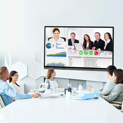 Mobile Electronic Smart Board , IR Touch With 20 Points 4k Interactive Whiteboard