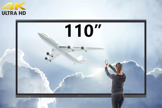 Anzeigen-Smart-Flachbildschirm-Touch Screen 110inch 4K wechselwirkendes Brett